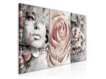 Quadro Ragazza Con I Fiori - ARREDALACASA