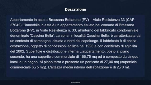Immobile in asta di 166 m² in vendita a Bressana Bottarone - Foto 17