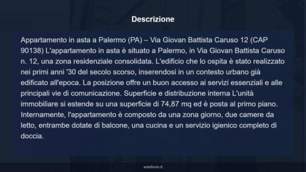 Immobile in asta di 74 m² in vendita a Palermo - Foto 15