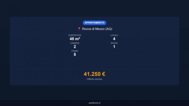 Immobile in asta di 48 m² in vendita a Rocca di Mezzo - Foto 16