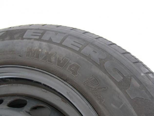 3B0601027D RUOTA DI SCORTA MICHELIN ENERGY AUDI A4 8E SW 1.9 D 96KW 5M 5P (2001) RICAMBIO USATO 195/65R15 91H A1203 6JX15H2 ET37 INTERASSE 5X112MM - Foto 3