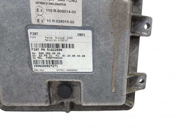 CENTRALINA METANO FIAT Panda 2° Serie 51822896 Bifuel/Metano 1200 (0310) - Foto 4