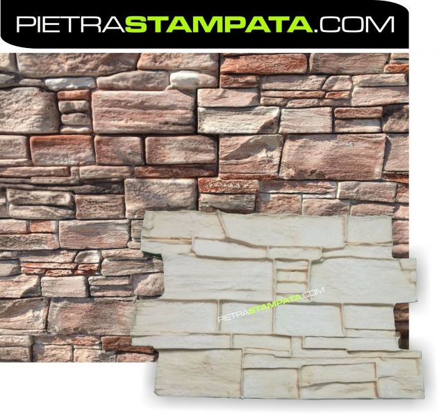 STAMPO per muro stampato intonaco cemento stampato FINTA PIETRA concrete stamp