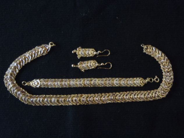 Collana parure filigrana argento - Foto 6