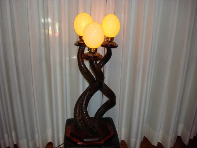 esclusiva lampada africana - Foto 3