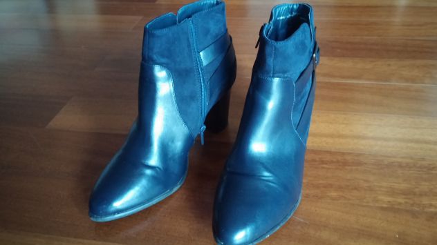 STIVALETTI ANKLE BOOTS BLU NOTTE - Foto 2