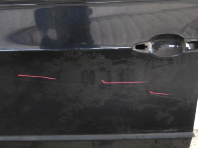 41517211423 PORTA ANTERIORE SINISTRA GUIDATORE BMW X5 E70 3.0 D 4X4 173KW AUT 5P (2007) RICAMBIO USATO GRAFFIATA - Foto 4