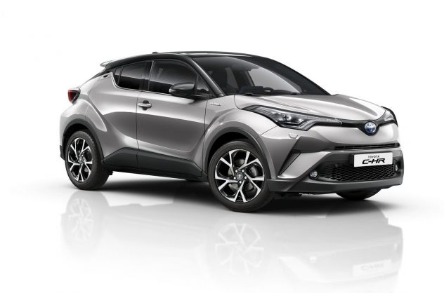 Toyota C HR paraurti portellone parafango griglia fanale kit airbag 2016