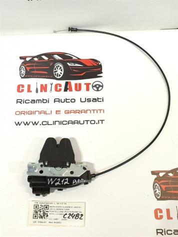 SERRATURA PORTELLONE POSTERIORE MERCEDES Classe E Berlina W212 A2047500185 642852 (09)