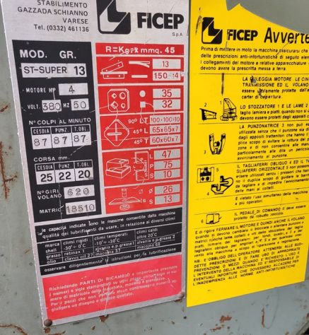 CESOIA UNIVERSALE FICEP Modello: St Super 13 - Foto 4