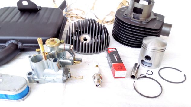 KIT Modifica Motore 150cc per Piaggio Vespa 125 VNB GT GTR SUPER - 150 GL SPRINT - Foto 4