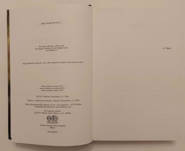Il passaggio dell'orso di Giuseppe Festa Salani Editore, marzo 2015 - Foto 2