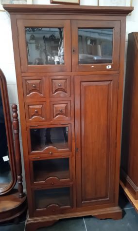 VENDO MOBILE PASTAIA CASSETTIERA DA NEGOZIO ANTIQUARIATO IN NOCE - Foto 6