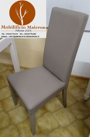 Sedie Forlì Moderne Legno Ristorante Bar Hotel Imbottite Nuove Non Usate - Foto 5