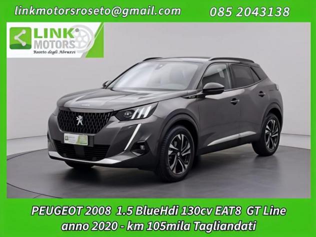 PEUGEOT 2008 BlueHDi 130 S&S EAT8 GT Line / Tagliandi /FULL rif. 24109160