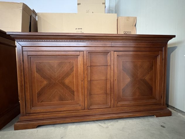 NUOVA CREDENZA MASSELLO 2 ANTE 6 CASSETTI FINITURA BASSANO - Foto 9