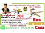 Montaggio ventilatori Roma