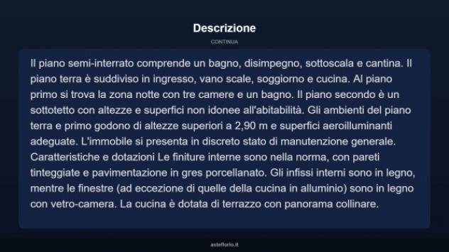 Immobile in asta di 162 m² con più di 5 locali e box auto in vendita a Cingoli - Foto 8