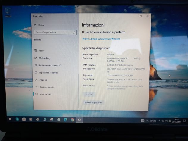 PC PORTATILE OLIDATA CELERON 550-OLI10001 - Foto 5