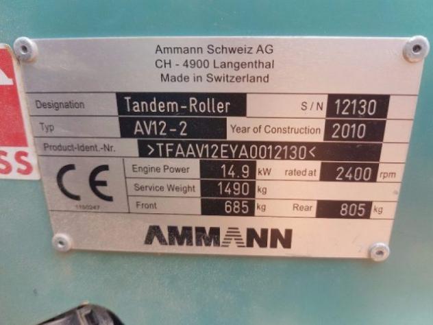 AMMANN RULLO AV12-2 NOLEGGIO e VENDITA rif. 16251815 - Foto 5