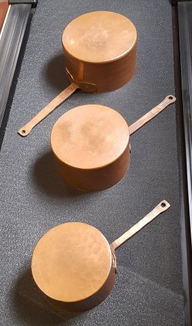PENTOLE IN RAME / STAGNATO MAI UTILIZZATI DA ARREDAMENTO E DA CUCINARE