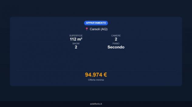 Immobile in asta di 112 m² in vendita a Carsoli - Foto 16