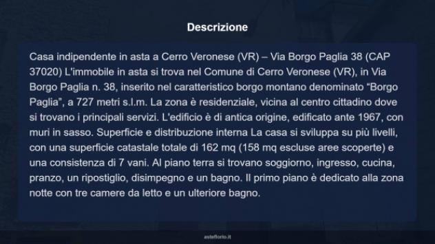 Immobile in asta di 162 m² con più di 5 locali in vendita a Cerro Veronese - Foto 15