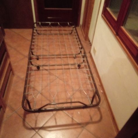 Rete da letto singola richiudibile brandina - Foto 3