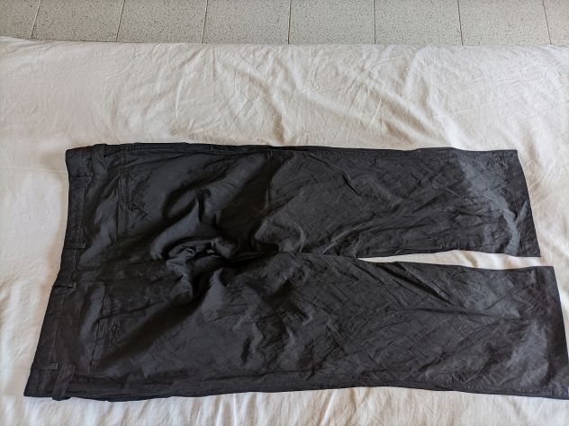 Pantaloni leggeri estivi neri Max Casoli 56 - Foto 4