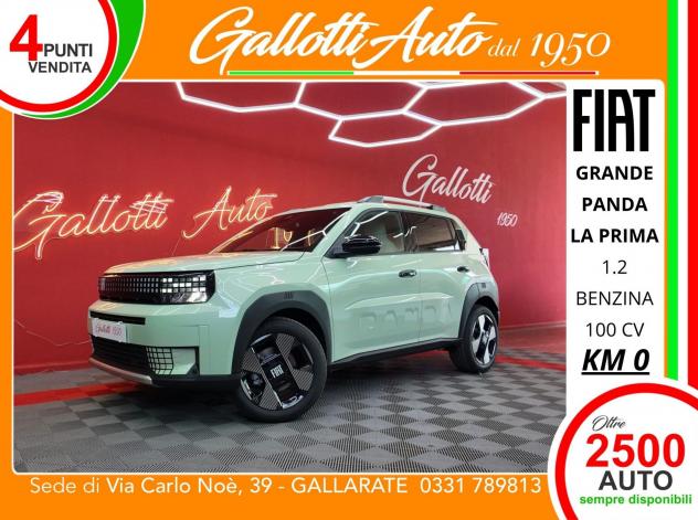 FIAT Grande Panda Benzina La Prima-SENZA VINCOLI DI FINANZIAMENTO