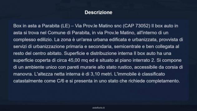 Immobile in asta di 45 m² in vendita a Parabita - Foto 6