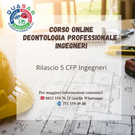 Corso Deontologia Professionale Ingegneri (5 CFP CNI)