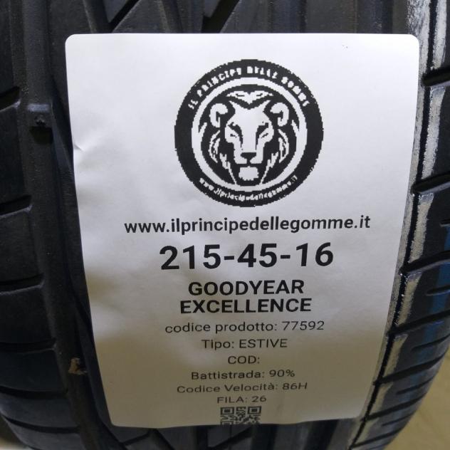 4 GOMME 215 45 16 GOODYEAR A77592 - Foto 2