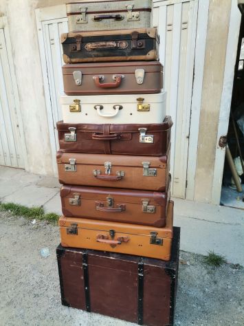 Valigie vintage di vari modelli dimensioni - Foto 8
