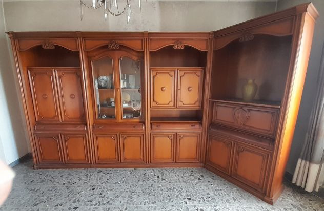 Sala completa stile classico modulabile in legno no resina sono 4 moduli misure
