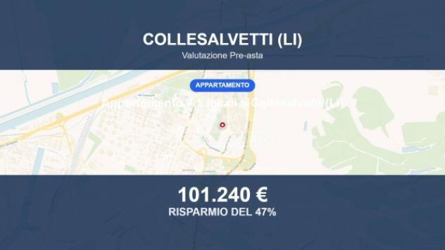 Immobile in asta di 113 m², box auto in vendita a Collesalvetti