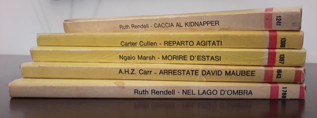 IL GIALLO MONDADORI, NUMERI 1241-1308-1397-1643-1768. - Foto 3