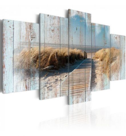 Quadro Da Spiaggia 100x50 E 200x100 - Vintage - ARREDALACASA