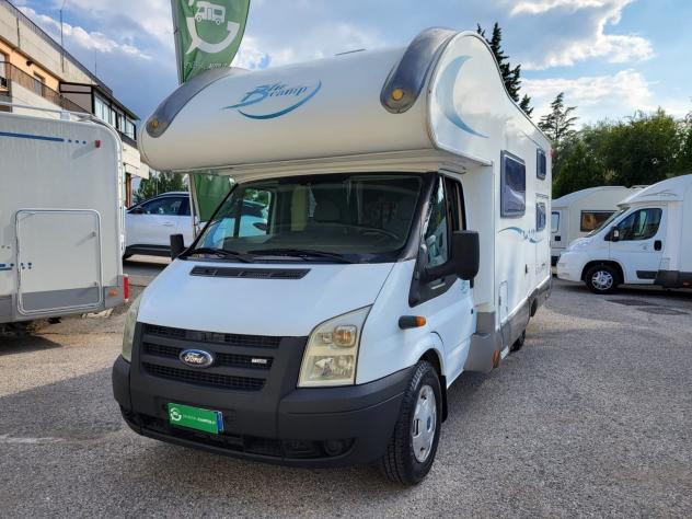 CAMPER BLUCAMP FORD MANSARDATO 7 POSTI DOPPIA DINETTE GENERALI CAMPER - Foto 2