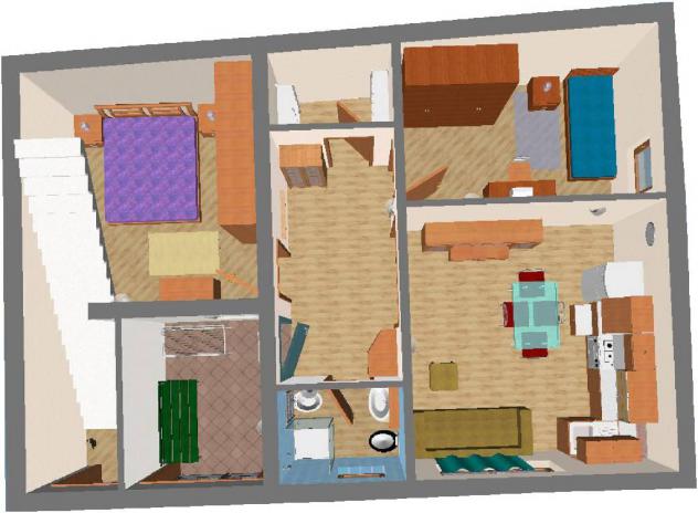 CASA SEMI INDIPENDENTE di 3 vani e di 70 mq (CARRARA) rif. V-FOSS - Foto 4
