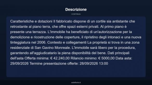 Immobile in asta di 160 m² con più di 5 locali in vendita a San Gavino Monreale - Foto 4