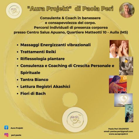✨ Spazio Olistico Aura Projekt – Ritrova Benessere, Presenza e Armonia Tel:3342167211