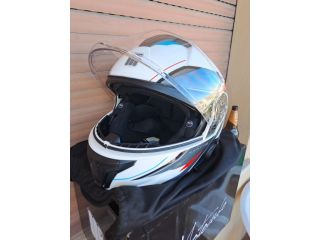 2 caschi 1 portatelefono da moto