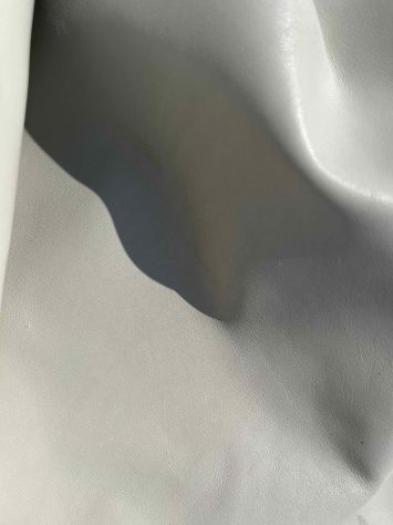 Pellame bianco panna bottalato per creazioni artistiche - Foto 5