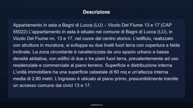 Immobile in asta di 60 m² in vendita a Bagni di Lucca - Foto 9
