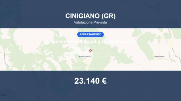 Immobile in asta di 103 m², box auto in vendita a Cinigiano