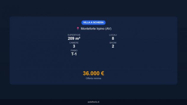 Immobile in asta di 209 m² con più di 5 locali e box auto in vendita a Monteforte Irpino - Foto 15