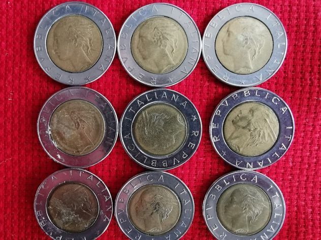 MONETE DA ( 500 - LIRE ) - Foto 4