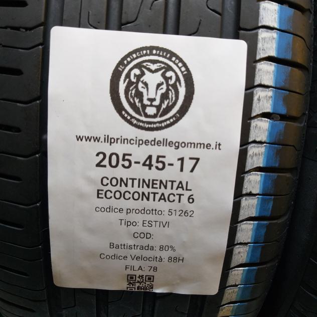4 GOMME 205 45 17 CONTINENTAL A51262 - Foto 2
