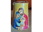 Tegola decorativa artigianale  Sacra Famiglia